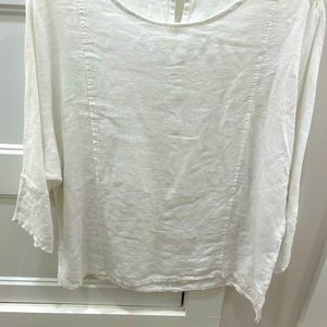 Pure linen top